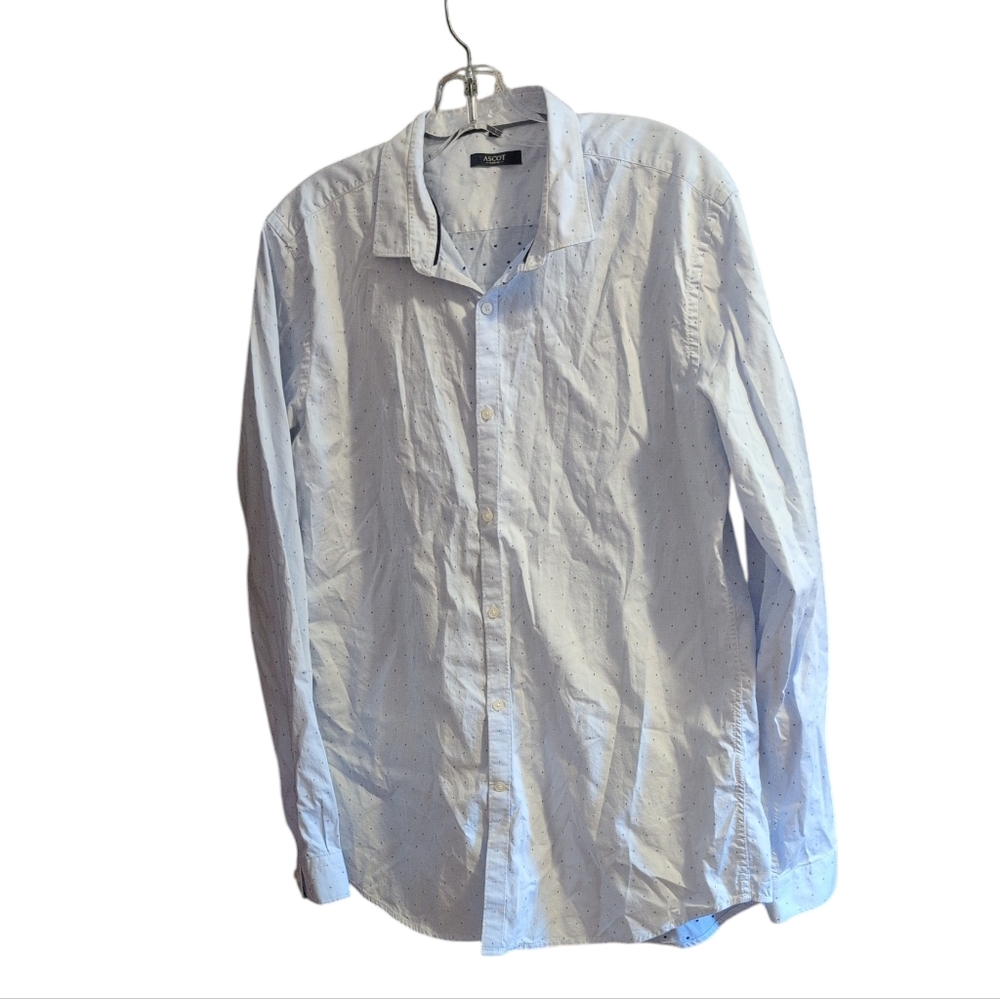 Ascot Chang Men’s Large Dress Shirt • Luxury Tailored Button Up • Custom Quality